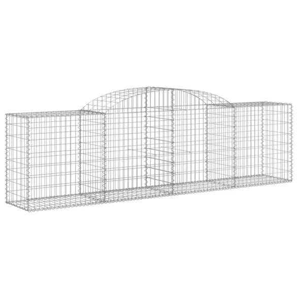 13 db íves horganyzott vas gabion kosár 300x50x80/100 cm