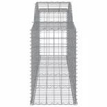 17 db íves horganyzott vas gabion kosár 300x50x80/100 cm