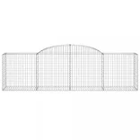 30 db íves horganyzott vas gabion kosár 300x50x80/100 cm