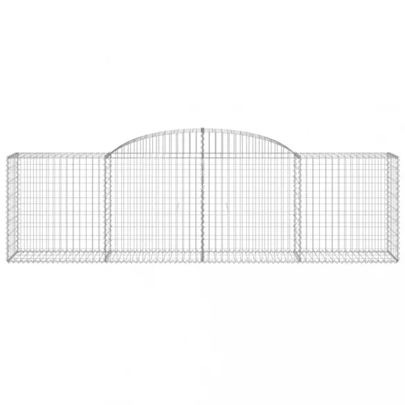 30 db íves horganyzott vas gabion kosár 300x50x80/100 cm