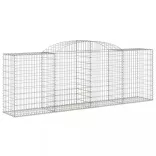 13 db íves horganyzott vas gabion kosár 300 x 50 x 100/120 cm