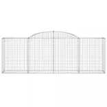15 db íves horganyzott vas gabion kosár 300 x 50 x 100/120 cm