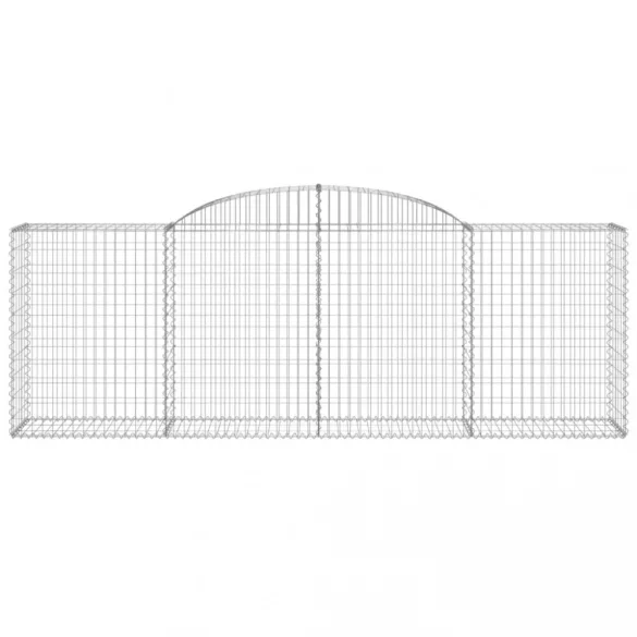 15 db íves horganyzott vas gabion kosár 300 x 50 x 100/120 cm