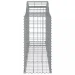 20 db íves horganyzott vas gabion kosár 300 x 50 x 100/120 cm