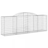 25 db íves horganyzott vas gabion kosár 300 x 50 x 100/120 cm