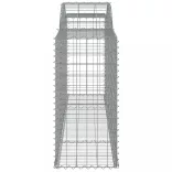 25 db íves horganyzott vas gabion kosár 300 x 50 x 100/120 cm