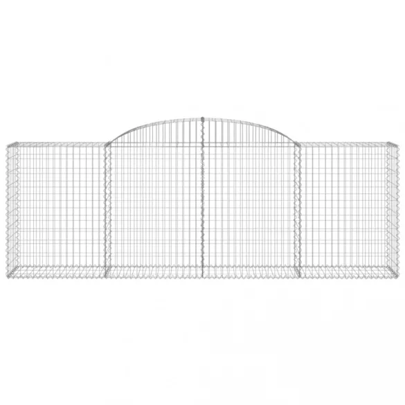 30 db íves horganyzott vas gabion kosár 300 x 50 x 100/120 cm