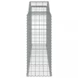 3 db íves horganyzott vas gabion kosár 300x50x120/140 cm