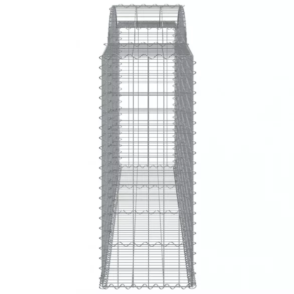 5 db íves horganyzott vas gabion kosár 300x50x120/140 cm