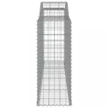 12 db íves horganyzott vas gabion kosár 300x50x120/140 cm