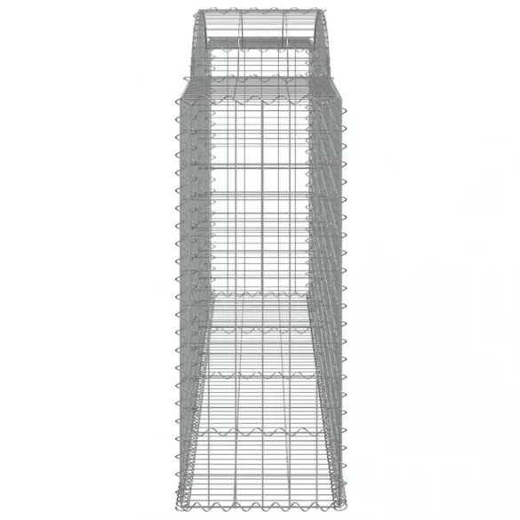 12 db íves horganyzott vas gabion kosár 300x50x120/140 cm