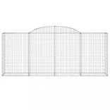 13 db íves horganyzott vas gabion kosár 300x50x120/140 cm