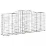 25 db íves horganyzott vas gabion kosár 300x50x120/140 cm