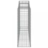 3 db íves horganyzott vas gabion kosár 300x50x140/160 cm