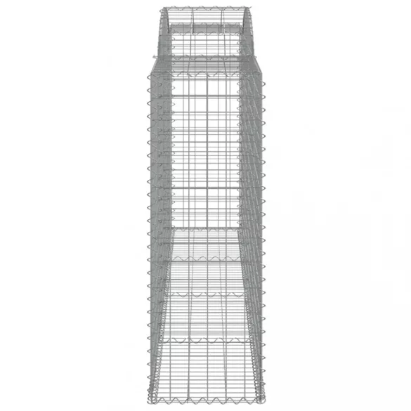 3 db íves horganyzott vas gabion kosár 300x50x140/160 cm