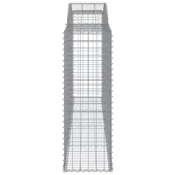 9 db íves horganyzott vas gabion kosár 300x50x140/160 cm