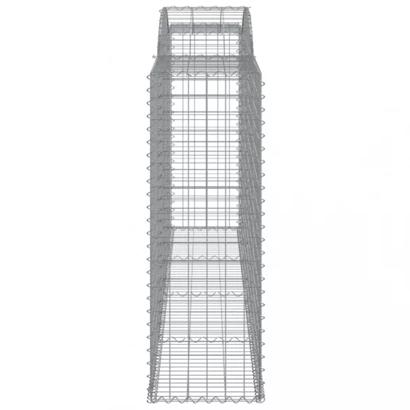 10 db íves horganyzott vas gabion kosár 300x50x140/160 cm