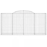11 db íves horganyzott vas gabion kosár 300x50x140/160 cm