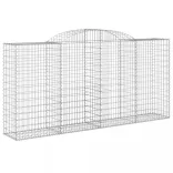 13 db íves horganyzott vas gabion kosár 300x50x140/160 cm