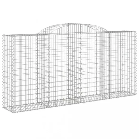 13 db íves horganyzott vas gabion kosár 300x50x140/160 cm