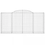 13 db íves horganyzott vas gabion kosár 300x50x140/160 cm