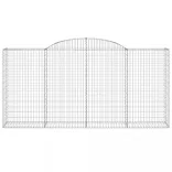 15 db íves horganyzott vas gabion kosár 300x50x140/160 cm