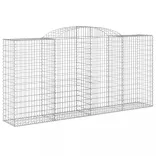 20 db íves horganyzott vas gabion kosár 300x50x140/160 cm