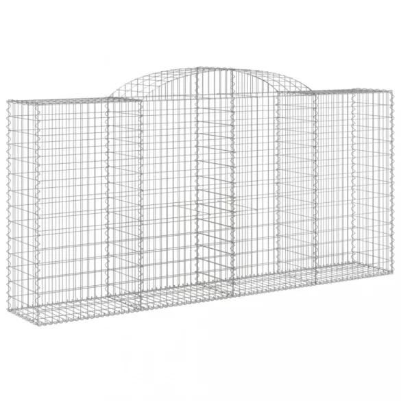 20 db íves horganyzott vas gabion kosár 300x50x140/160 cm