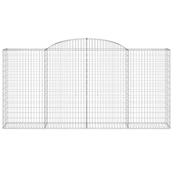 25 db íves horganyzott vas gabion kosár 300x50x140/160 cm