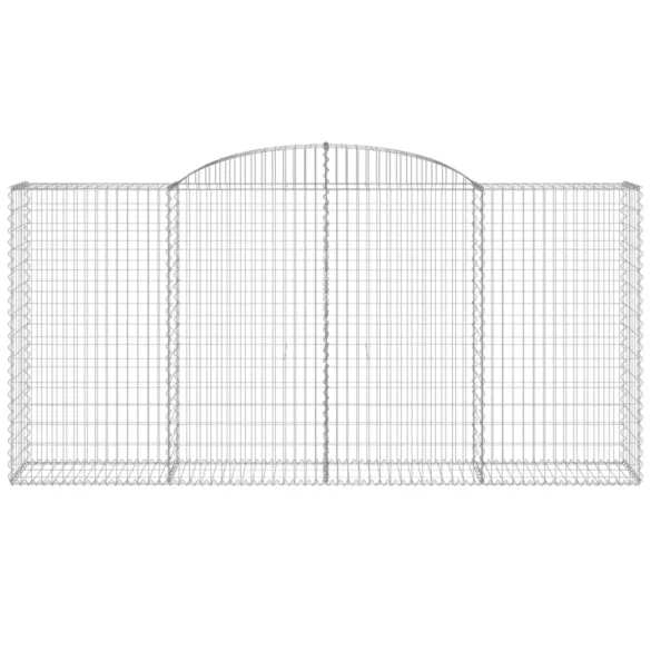 30 db íves horganyzott vas gabion kosár 300x50x140/160 cm