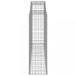 3 db íves horganyzott vas gabion kosár 300x50x160/180 cm