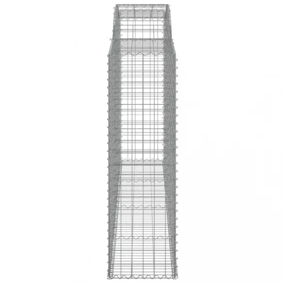 3 db íves horganyzott vas gabion kosár 300x50x160/180 cm