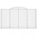 11 db íves horganyzott vas gabion kosár 300x50x160/180 cm