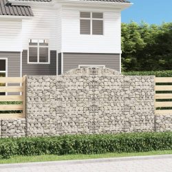 12 db íves horganyzott vas gabion kosár 300x50x160/180 cm