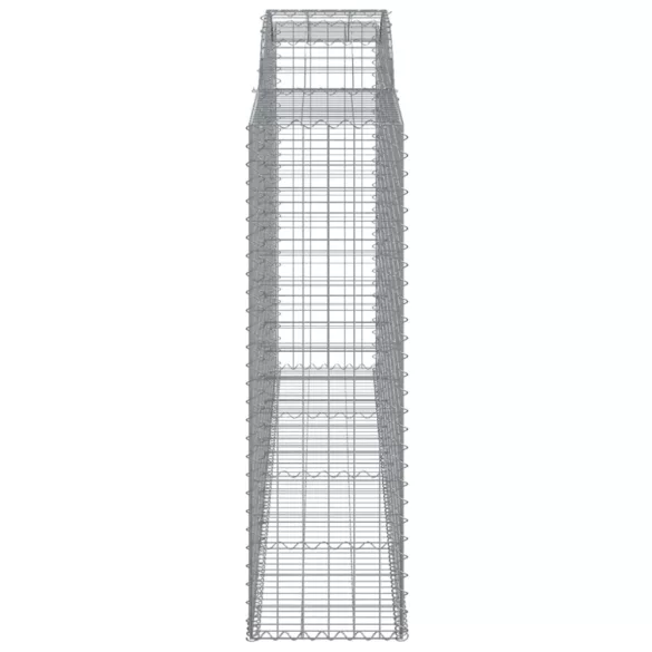 15 db íves horganyzott vas gabion kosár 300x50x160/180 cm