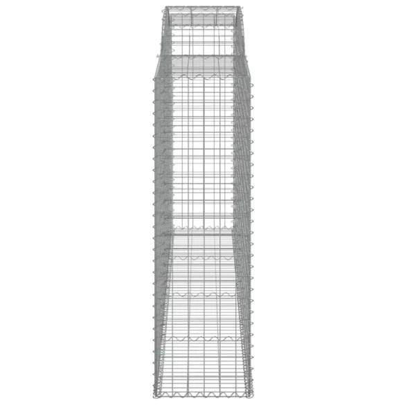 17 db íves horganyzott vas gabion kosár 300x50x160/180 cm