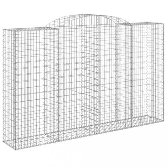 11 db íves horganyzott vas gabion kosár 300x50x180/200 cm
