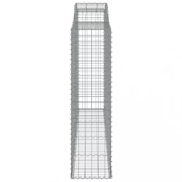 12 db íves horganyzott vas gabion kosár 300x50x180/200 cm