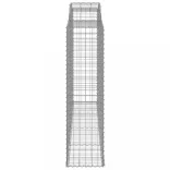 13 db íves horganyzott vas gabion kosár 300x50x180/200 cm