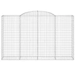 17 db íves horganyzott vas gabion kosár 300x50x180/200 cm