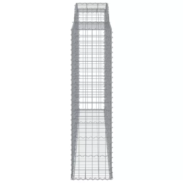 17 db íves horganyzott vas gabion kosár 300x50x180/200 cm
