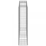 2 db íves horganyzott vas gabion kosár 300x50x200/220 cm