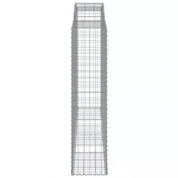 3 db íves horganyzott vas gabion kosár 300x50x200/220 cm