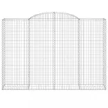 5 db íves horganyzott vas gabion kosár 300x50x200/220 cm