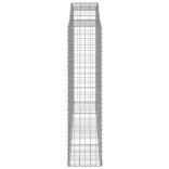 6 db íves horganyzott vas gabion kosár 300x50x200/220 cm
