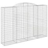 7 db íves horganyzott vas gabion kosár 300x50x200/220 cm