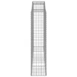 7 db íves horganyzott vas gabion kosár 300x50x200/220 cm