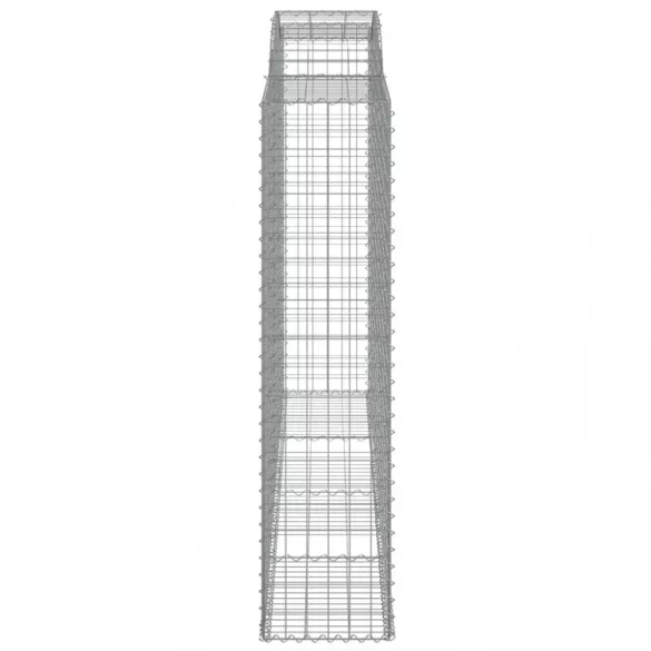 10 db íves horganyzott vas gabion kosár 300x50x200/220 cm