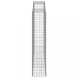 7 db íves horganyzott vas gabion kosár 300x50x220/240 cm