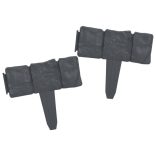 41 darab kőhatású műanyag gyepkerítés 10 m